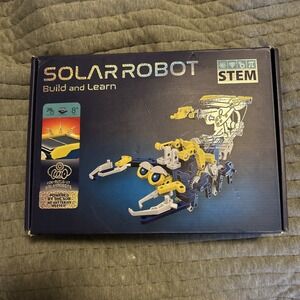Solar Robot Build And Learn Toy STEM Brand New Sealed‎ Box
